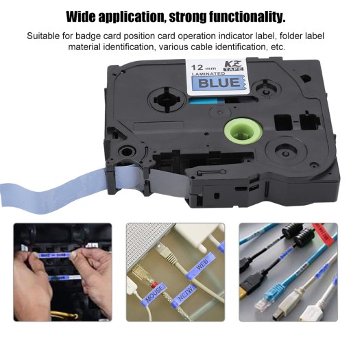 6 Colors KZE 231 431 531 631 731 Compatible Label Tape for Brother p touch