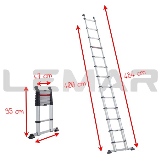 Лестницы телескопические лестница 1х13 ALTREX SMART UP