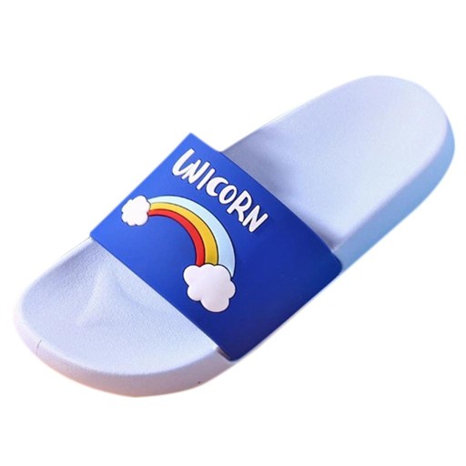 Детские тапочки Rainbow Мягкие и удобные для родителей и детей Голубые 24-25
