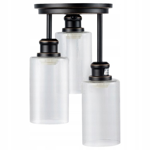 ELEGANCKA Lampa sufitowa wisząca - 3 klosze E27
