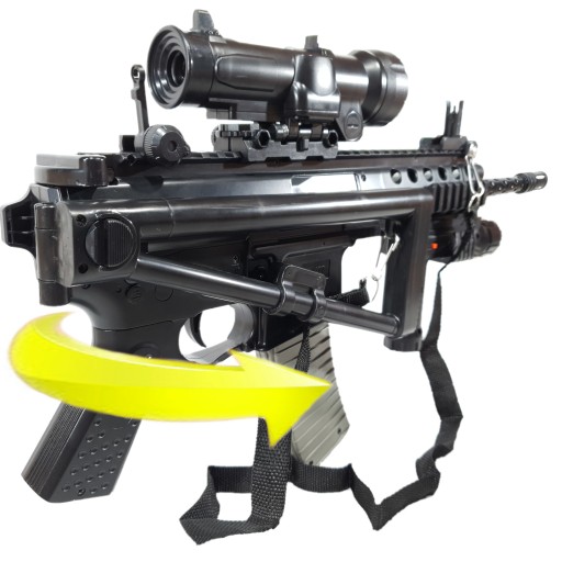KARABIN KAC PDW NA KULKI METALOWA REPLIKA ASG SUBKARABINKA 6mm + 2 Tarcze
