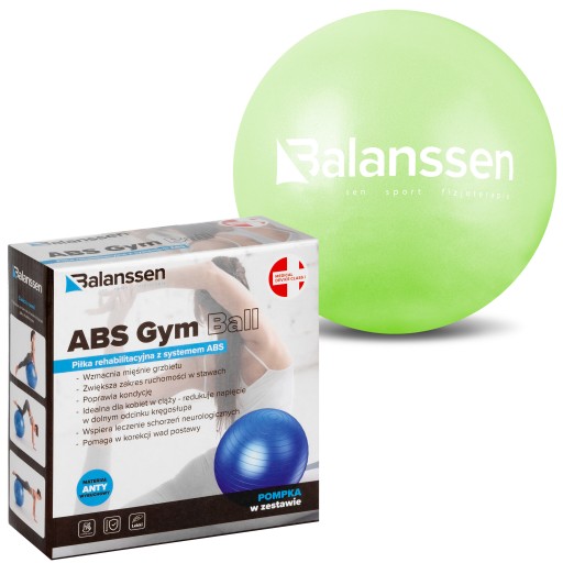 MAŁA PIŁKA DO ĆWICZEŃ FITNESS PILATES YOGA 20cm