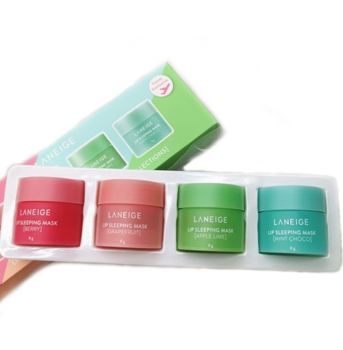 МИНИ-МАСКА ДЛЯ ГУБ LANEIGE MINI СПАЛЬНАЯ ДЛЯ ГУБ, 4 шт.