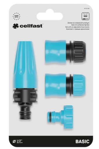ШЛАНГ CELLFAST ECONOMIC 1/2x50м + СОЕДИНИТЕЛИ 50-500