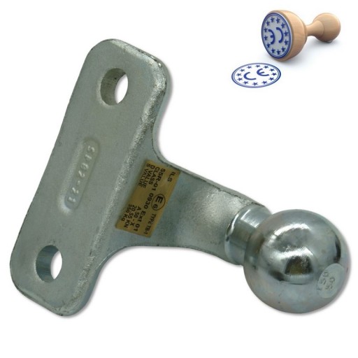 Uniwersalna Ocynkowana Kula Flanszowa Haka Holowniczego 90mm + Sruby M16