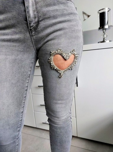 Джинсы M. Sara Heart Zirconia, размер 31