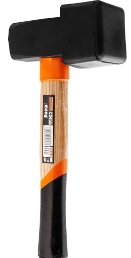 Młotek brukarski 1,5 kg z GUMOWĄ OSŁONĄ C2455