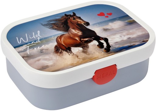 MEPAL LUNCHBOX ŚNIADANIÓWKA POJEMNIK OWOCE BIDON HORSE KOŃ ZESTAW DZIECKA