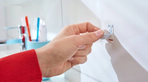 TESA PowerStrips Hooks, самоклеящиеся металлические вешалки, 2 шт. до 1 кг