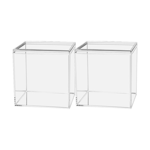2x прозрачный акриловый контейнер для хранения закусок