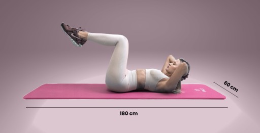 MATA DO ĆWICZEŃ JOGA FITNESS MIĘKKA GRUBA 1,5 CM NBR KARIMATA DUŻA