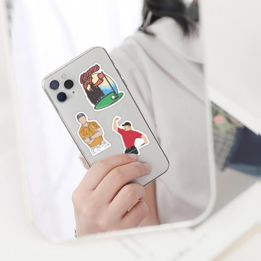 NAKLEJKI WLEPY WODOODPORNE sticker MIX GOLF 50szt
