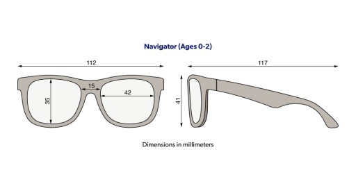 Детские очки BABIATORS Navigator Polarized 0-2 Jet Black