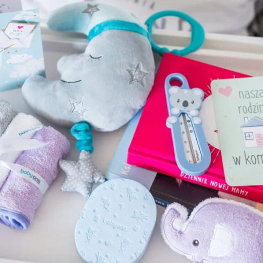 Мягкая детская губка Baby Ono, синяя.