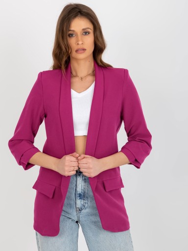 Блейзер женский КУРТКА Италия Moda модные рукава 15Р халва 40 л