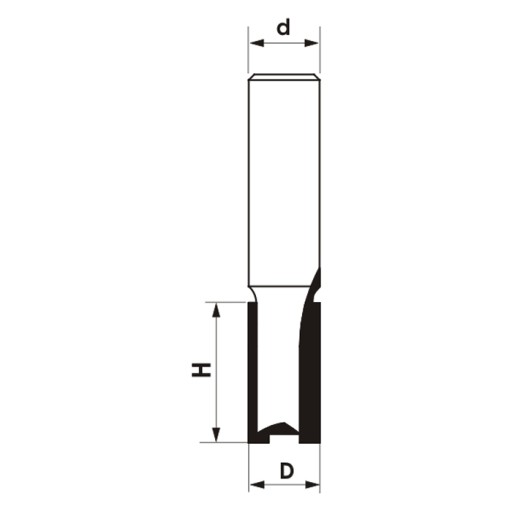 GLOBUS FREZ PROSTY CNC PREMIUM DREWNO PŁYTA H=30 D=10 d=8 FT906-1008-0001