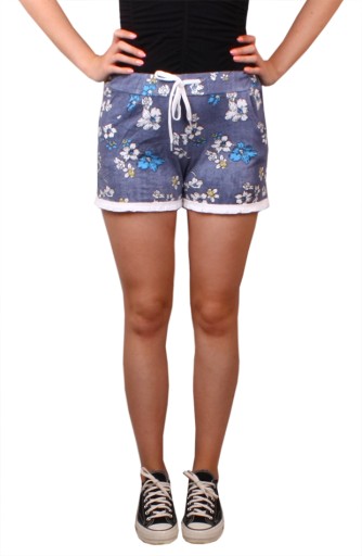 ШОРТЫ хлопковые короткие FLOWERS SHORTS 32N2 38/40