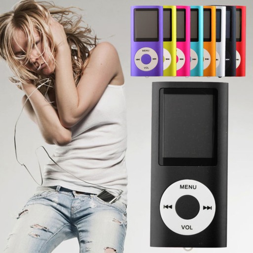 Odtwarzacz MP4 T838 8GB radio głośnik MP3 czarny