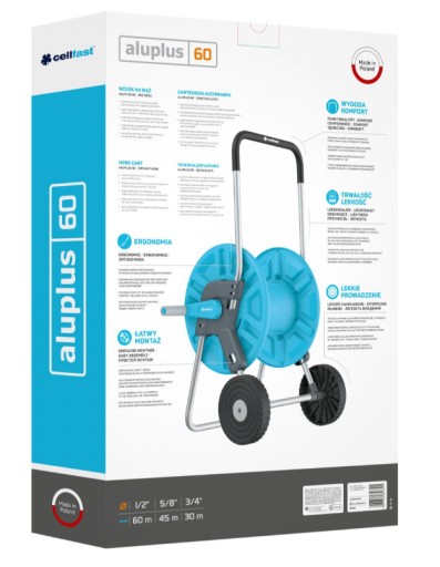 Тележка для шланга Aluplus 60 м 1/2