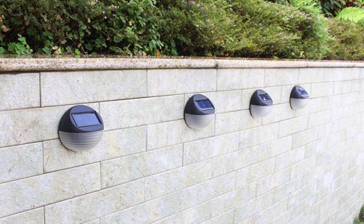 LED SOLAR STAIR настенный садовый светильник COLD