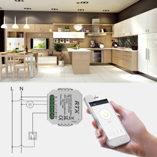 Реле розетки модуля RTX TUYA WiFi
