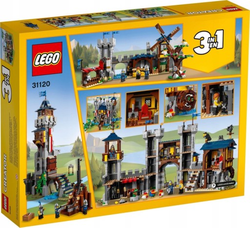 НАБОР LEGO CREATOR СРЕДНЕВЕКОВЫЙ ЗАМОК 31120