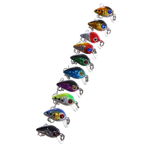 Crank Baits, Minnow Baits Hooks, Angel Tackle Accessories, 10th
