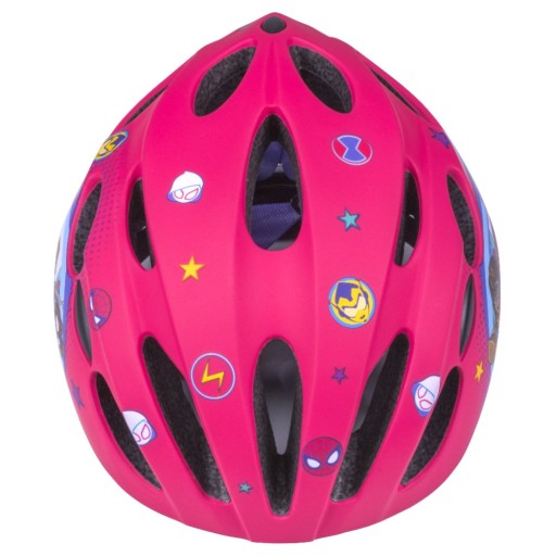 KASK ROWEROWY DZIECIĘCY NA ROLKI AVENGERS Różowy