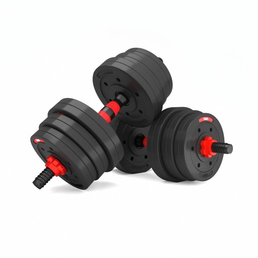 ZESTAW SZTANGA HANTLE 2X10KG LUB 1X 20KG HMS SGP20