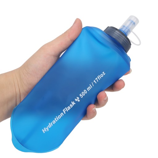 Мягкая бутылочка (softflask) без информации о бренде 500 мл оттенки синего