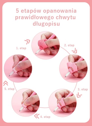 Накладка корректирующая хват обучения письму в 5 этапов для правши/левши