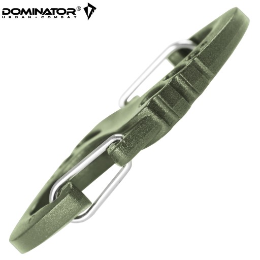 ДВУХСТОРОННИЙ КАРАБИН DOMINATOR OLIVE С S-образным КРЮКОМ