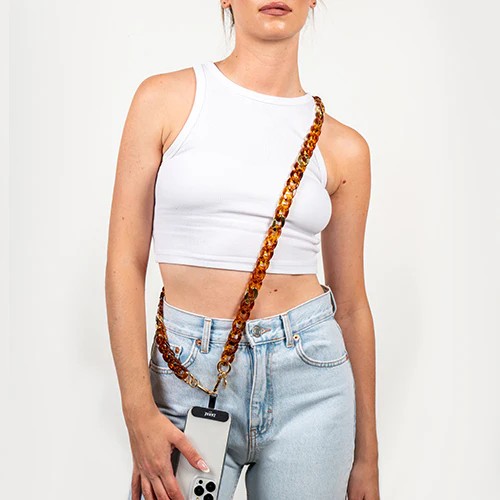 Zanae Chaine Necklaces Smycz Łańcuszek Pasek Sznurek do Telefonu 130 cm