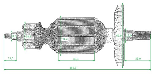 Hitachi Rotor Hammer DH40 DH 40 MR MRY FR SRY