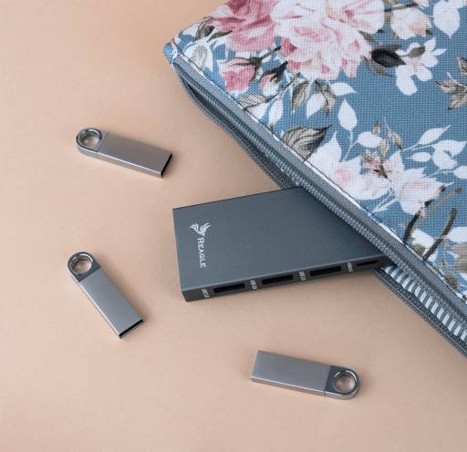 USB-C-хаб с HDMI 4K 60 Гц, 2K 144 Гц, 2 порта USB-C с поддержкой PD 100 Вт, 3 порта USB 3.2 (M1, M2), REAGLE