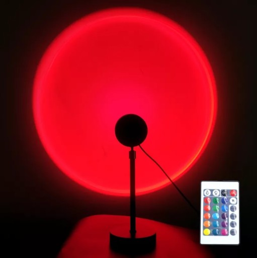 СВЕТОДИОДНАЯ ЛАМПА SUNSET RGBW SUNSET REMOTE ПОДАРОК