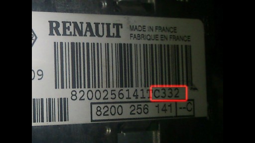 РАСШИРКА РАДИОКОДА RENAULT SCENIC KANGOO