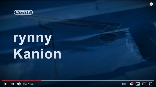 РУЧКА ДЛЯ ЖЕЛОБА ПВХ Ø75 КОРИЧНЕВАЯ Желоб Kanion 70 Wavin