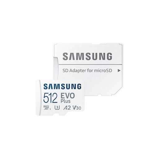 КАРТА ПАМЯТИ SAMSUNG EVO+ 512 ГБ micro SD 130 МБ/с