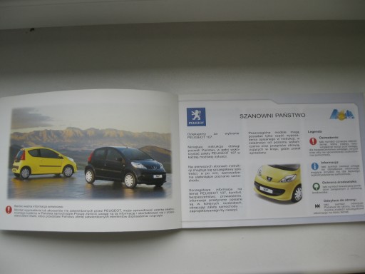 Peugeot 107 инструкция Peugeot 107 2005-2008 PL