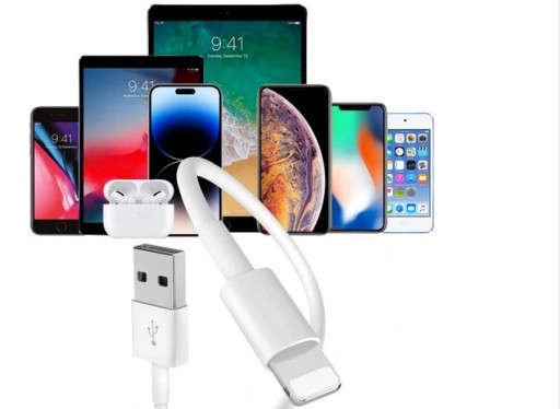 Гибкий USB-кабель для зарядки iPhone 5, 5S, 6, 6S....