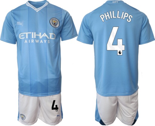 2023-24 MCFC Domowa koszulka piłkarska dla dzieci No.47 Foden