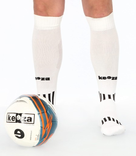 Белые футбольные носки KEEZA, размеры 36-38.