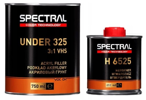PODKŁAD AKRYLOWY UNDER 325 CZARNY SPECTRAL + UTW.