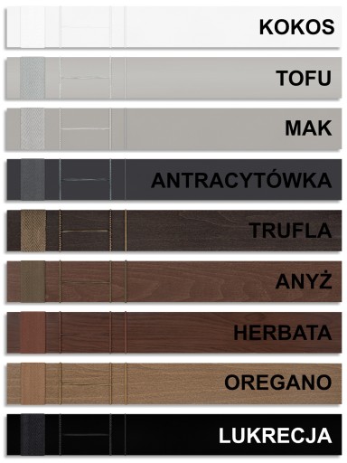 Żaluzje Drewniane na wymiar CLICKY Flip 50mm 220x140cm