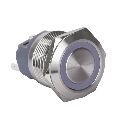PRZYCISK MONOSTABILNY WANDALOODPORNY 250V 5A 25x35MM ZIELONY