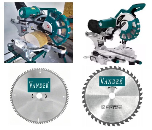 ТОРЦОВАЯ ПИЛА ДЛЯ ДЕРЕВА VUD707+2 VANDER 2000W ДИСКИ