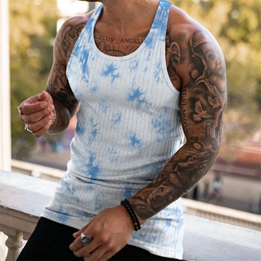Camouflage Muscle Vest Men Mesh Gym Clothing Bodyb