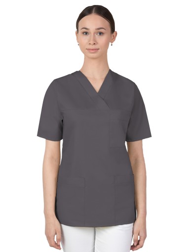 38 BLUZA MEDYCZNA DAMSKA KOSMETYCZNA FARTUCH 074l