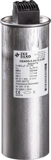 КОНДЕНСАТОР ZEZ SILKO CSADG HD 7,5кВАР 400В НОВИНКА!
